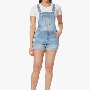 Wallflower Blue Overalls Relaxed Fit